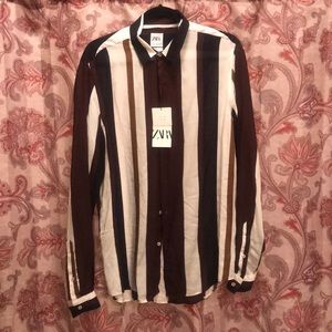 Zara Relax Fit Button down Shirt